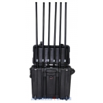 Anti Drone UAV 134-140W Directional Portable RC Jammer up to 1500m